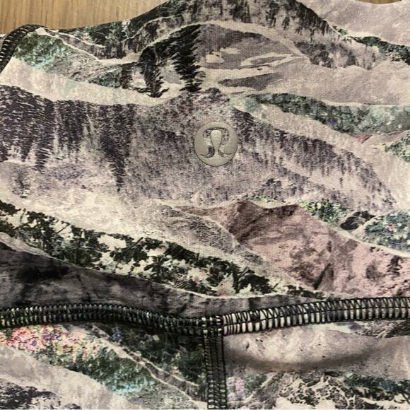 Lululemon Train Times Multi Obsidian 25” Length Leggings Size 10 - Picture 8 of 8